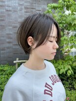 ビューエヒメ(VIEW EHIME)&nbsp;小顔カットミルクティーベージュ韓国風クールショート