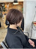 白髪ぼかしブリーチ無しダブルカラーカットトリートメント15400