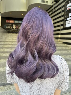 エゴル ナゴヤサカエ(ENGOL NAGOYA SAKAE) ラベンダーカラー/ラベンダーグレージュ/ハイトーンカラー