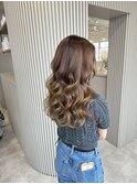 ベージュグラデーションカラー