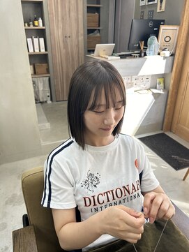 エニィ 錦糸町(enny) オリーブベージュボブ