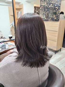 アンクラウド(an cloud) アッシュブラウン/グレージュ/ブリーチなしカラー