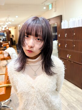 アンヴォーグ(en VOGUE) シアーパープル&顔まわりレイヤー