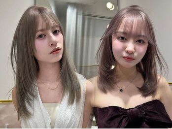 キャリ 渋谷(care)の写真/顔周りのレイヤーで創る小顔カットがオススメ＊あなたの可愛さを何倍も引き出します[顔周りレイヤーカット]