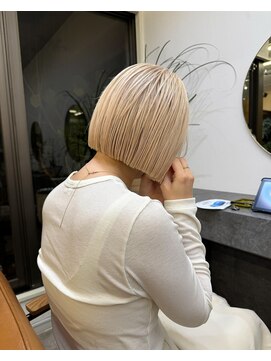 ネルケ 立川(nelke) ミルクティーベージュ/ハイトーン/ボブ