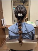 編みおろしスピードヘアセット☆