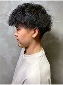 ツイスパ  刈り上げ ショートマッシュ ツーブロック 20代