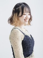 ガレットウメダ(GALETTE UMEDA) #インナーカラー #オレンジカラー #大人ボブ