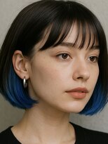 ミンティング(MINTing)&nbsp;ボブ/イヤリングカラー/ダブルカラー/ブルー