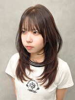 ジエクト カナウ(The Ect canow)&nbsp;似合わせレイヤー◇簡単スタイリングロングレイヤーカット東梅田