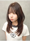 似合わせレイヤー◇簡単スタイリングロングレイヤーカット東梅田