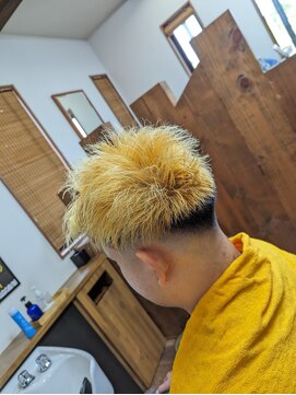 理創こすぎ ブリーチ　フェード