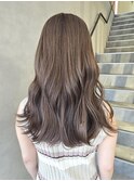 シアーグレージュ×ロング