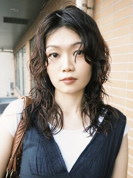 ボコカ(bococa) 【macana指名】レイヤーパーマニュアンスウルフ登戸生田