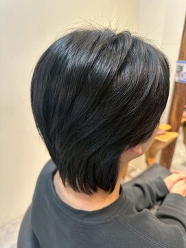 ヘアリゾート粋 トゥジュ 池袋東口店(tujuh) ショート/ナチュラルブラック/ナチュラルウルフ