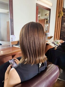 トップヘアー 総社駅南店(TOP HAIR) 【TOPHAIR】ミディアムボブ×TEN