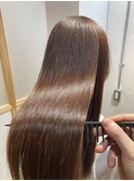 大人女性のツヤ髪カラー