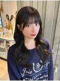 アイドル前髪顔周りヘーゼルグレージュオリーブカラー