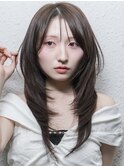 レイヤーカット/ブリーチなし/ピンクベージュ/髪質改善