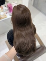 ハピネス 梅田茶屋町店(HAPPINESS)&nbsp;韓国風/レイヤーカット/顔周り/顔まわり/髪質改善/ベージュ