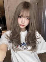 レア 新越谷(LEA) 柔らかロングレイヤー × ベージュグレージュ