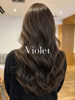 バイオレット 表参道店(Violet) 夏に向けて明るめオリーブブラウン抜け感カラーID-23