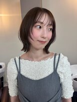 ラシック(LACQ) レイヤー/レイヤーカット/顔まわり/ベージュカラー