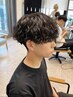 カット+波巻きパーマ [メンズカット/藤沢/メンズパーマ]