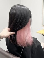 ユウル 横浜(juhl.)&nbsp;インナーカラーピンクヘアーブリーチダブルカラーハイトーン横浜