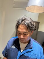 リフル 八王子(RIFULL)&nbsp;白髪ぼかしハイライト　脱白髪染め　メンズバレイヤージュ
