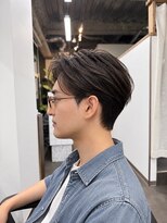 フラッグ ヘアー 天神西通り店(Flag HAIR)&nbsp;フェザーパーマニュアンスパーマセンターパート毛流れ