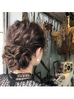 ヘアサロン レリー(hair salon relie) 【ヘアアレンジ】☆低めお団子風アレンジ☆relie 【下関】