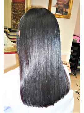 デザインヘアーピアジェ 八木店(DESIGN HAIR PIAGET) ☆キララ縮毛矯正+キララTR入り青黒い透明感たっぷり冬カラー☆