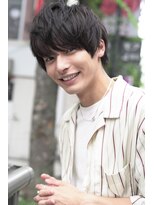 ジョエミバイアンアミ(joemi by Un ami)&nbsp;(joemi 新宿)韓国風マッシュ黒髪束感メンズヘア　近江