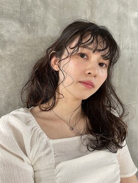 ヤキイモ(yakiimo) ミディアムレイヤー × ウェーブ