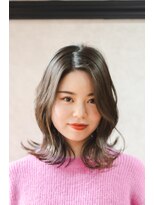 オーブ ヘアー リリー 博多2号店(AUBE HAIR lily) 韓国風ミディアム