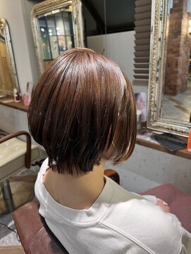 ムーン(moon) #ロングヘア #グレージュカラー #ボブウルフ#ココアベージュ