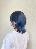 外はねウルフ くびれカット