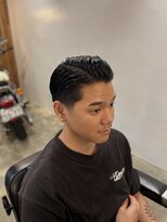 バーバートモシビ(BAR BER TOMOSHIBI)&nbsp;オールバックスタイル