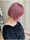 10代20代30代ダブルカラー/ミニボブ/インナーカラー/ブリーチ