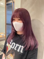 ガリカ シーム(Gallica/SEAM)&nbsp;【川辺晴加】韓国風レイヤー/顔周りレイヤー/ラベンダーパープル