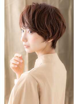 カバーヘア ブリス 大宮西口(COVER HAIR bliss) ステップボーンカットくせ毛風ひし形ショートY大宮20代30代40代