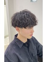 ラ ファブリック 草加(LA FABRIQUE)&nbsp;メンズツイストスパイラル波巻きパーママッシュ