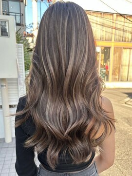 ヘアーサロン アモル(HAIR SALON Amor) ハイライトレイヤーカットダブルカラーイルミナカラー縮毛矯正