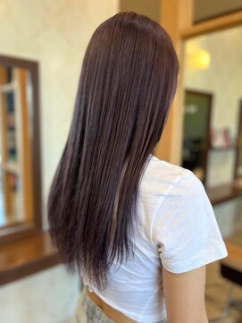 ヘアメイク ミチ 富田店(HAIRMAKE MICHI) 【MICHI 富田店　杉本郁美】髪質改善　酸性ストレート　ロング