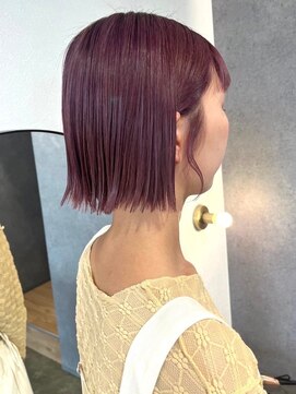 ソレス(so.lace) ボブ×ラベンダーカラー