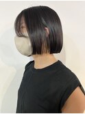 切りっぱなしボブ　縮毛矯正　髪質改善　岐阜美容室