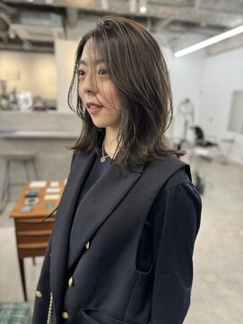 エルメ(Elme) 暗髪でも透明感カラー★レイヤースタイル