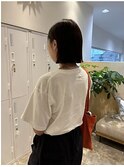 切りっぱなしボブカット
