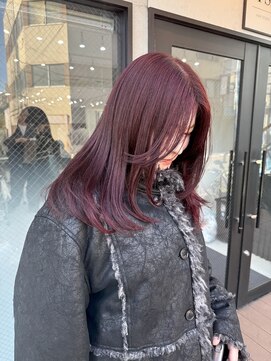 アイズ 横浜(IS) 【sakina指名】ピンクカラー/チェリーレッド/暖色カラー